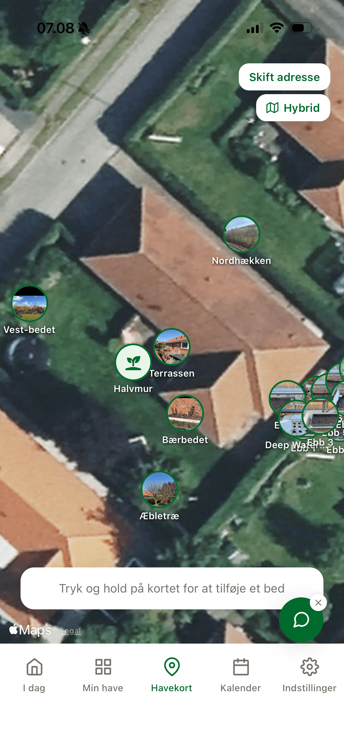 Havekort — satellitoversigt over din have