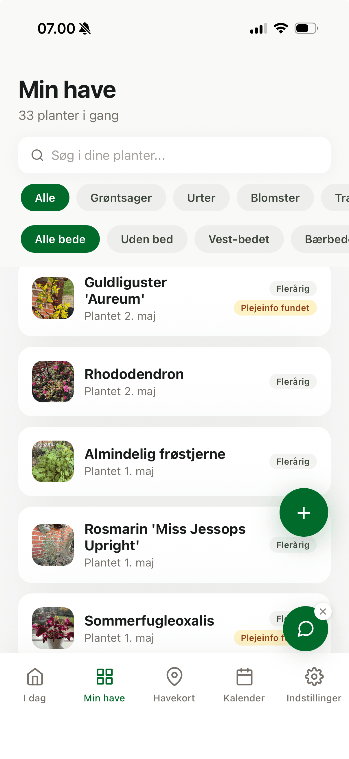 Min have — plantebibliotek